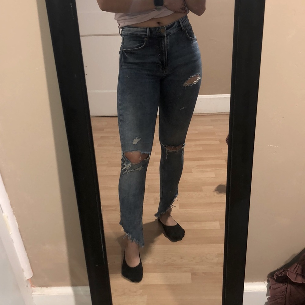Zara high waist jeans